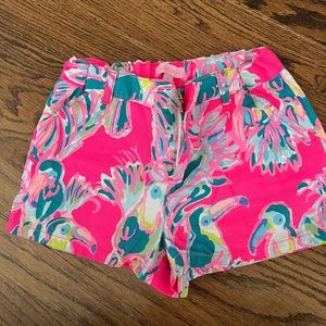 Girls lilly pulitzer shorts size 12